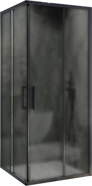 Душевой уголок MaybahGlass MGY-1331-6 (графит матовый стекло/черный) - фото