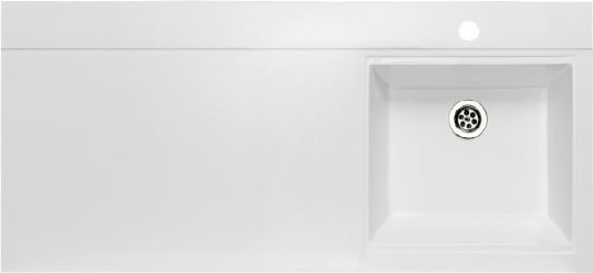 Умывальник Runo Гамма 105 лайт с левым крылом - фото