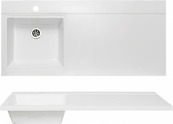 Умывальник Runo Гамма 105 лайт с правым крылом