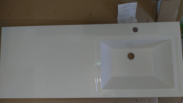 Умывальник Runo Гамма 120 лайт с левым крылом