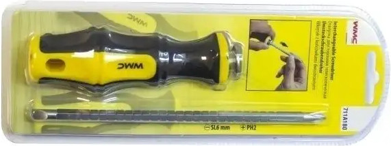 Отвертка WMC Tools PH2хSL6мм WMC-711A180