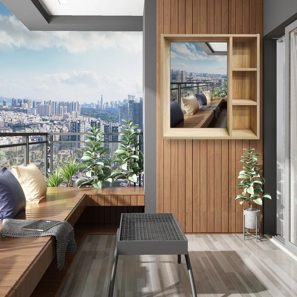 Зеркало Runo Эко 55