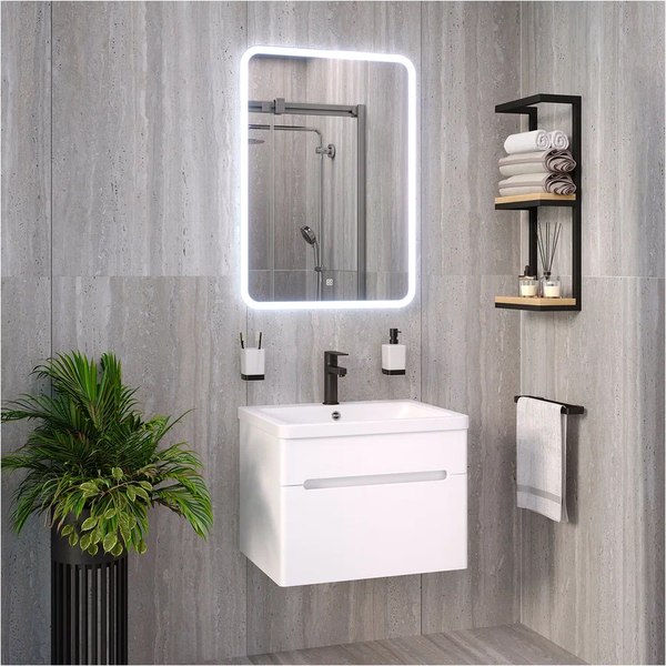 Зеркало Runo Руан Led 60х80