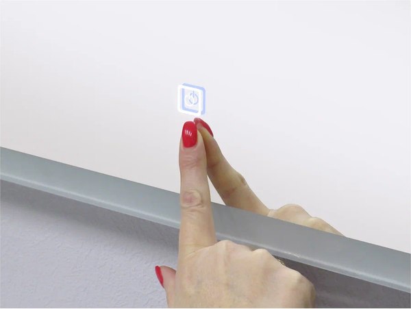 Зеркало Runo Руан Led 80х80