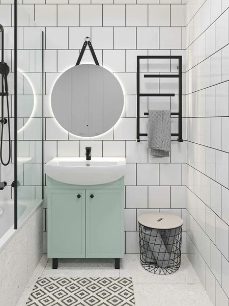 Зеркало Runo Руан Led D650 - фото