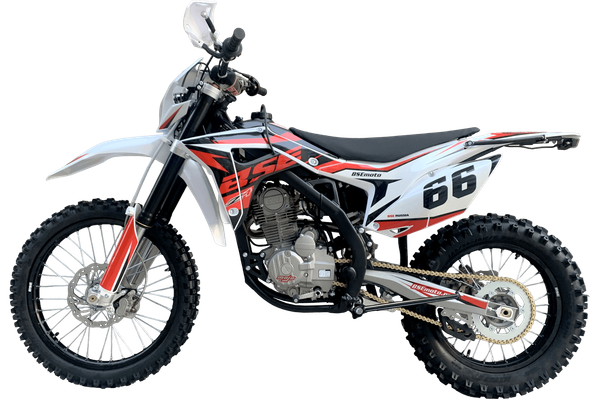 Мотоцикл BSE Z4 Red 66 / B0Z4KA015HRH1