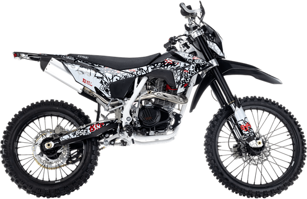 Мотоцикл BSE Z10 L Graffiti White / BZ10KC030HRH2 - фото