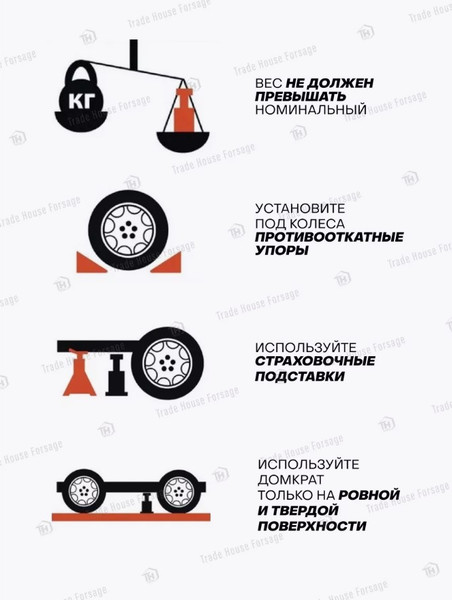 Подкатной домкрат RockForce RF-T83000ET BIG 