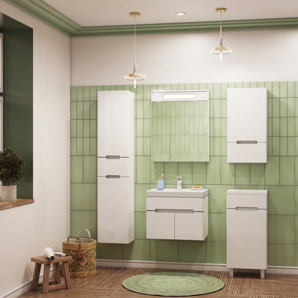 Шкаф для ванной Runo Парма 30 правый