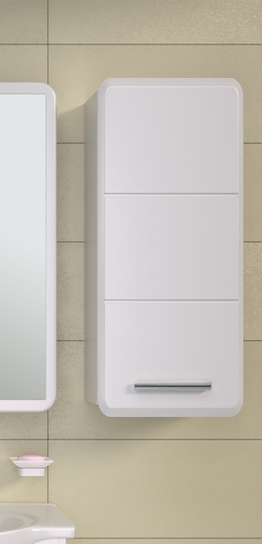 Шкаф для ванной Runo Эрика 35 правый - фото