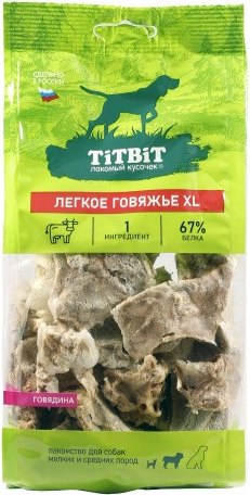 Лакомство для собак TiTBiT Легкое говяжье XL / 319366 - фото