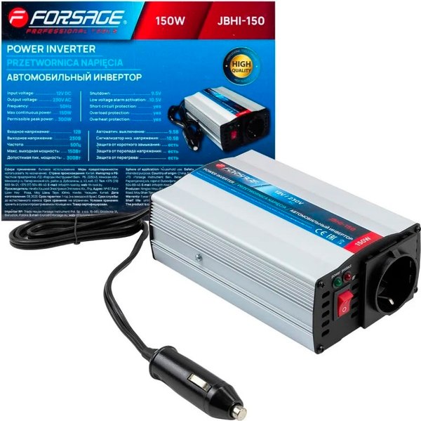 Автомобильный инвертор Forsage F-JBHI-150 - фото