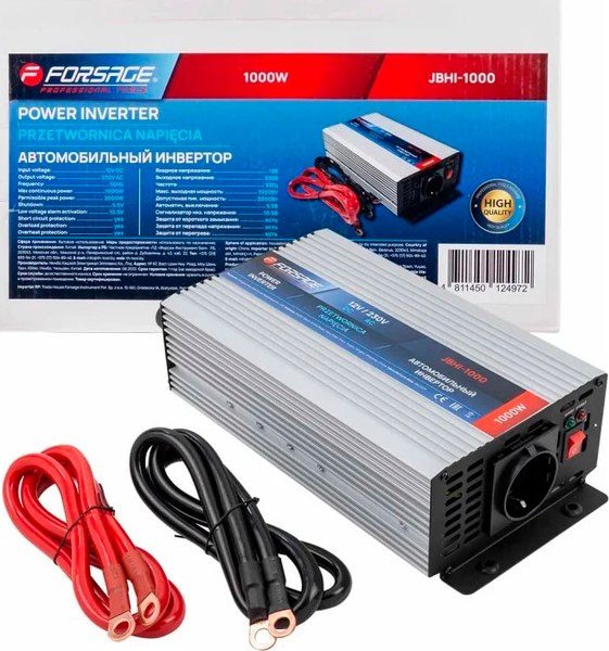 Автомобильный инвертор Forsage F-JBHI-1000 - фото