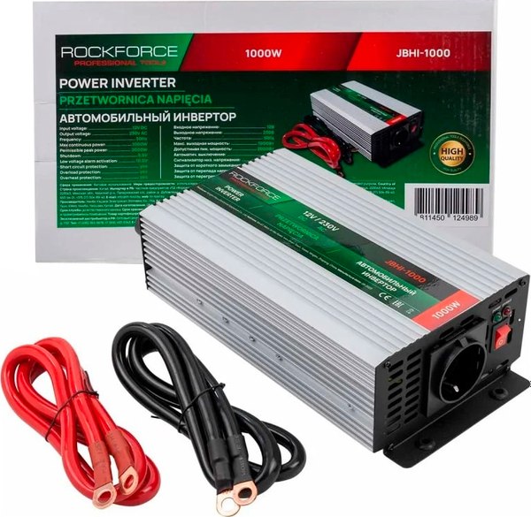 Автомобильный инвертор RockForce RF-JBHI-1000 - фото
