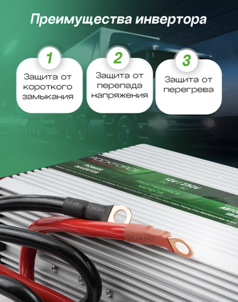 Автомобильный инвертор RockForce RF-JBHI-1500