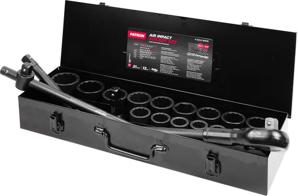 Универсальный набор инструментов Patron P-6212-9MPB