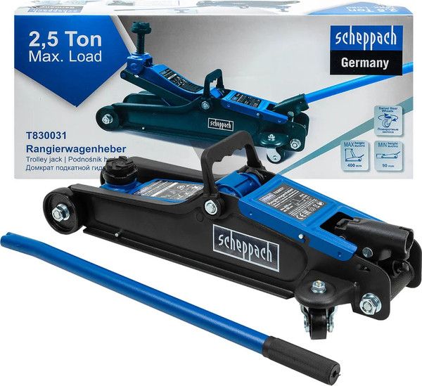 Подкатной домкрат Scheppach 58 996 / Sch-T830031 - фото