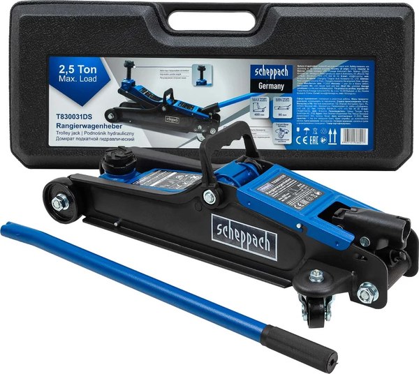 Подкатной домкрат Scheppach 58 997 / Sch-T830031DS - фото