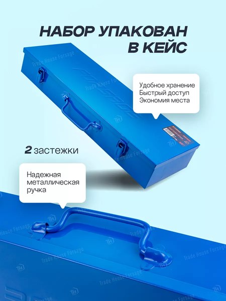 Набор головок слесарных Forsage F-6212-5MPB(59086)