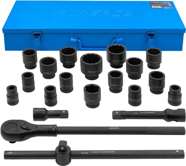 Набор головок слесарных Forsage F-6212-9MPB(59087) - фото