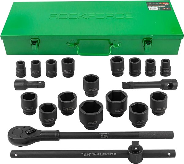 Универсальный набор инструментов RockForce RF-6212-5MPB - фото
