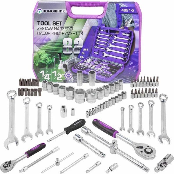 Универсальный набор инструментов Помощник 4821-5(59163) - фото