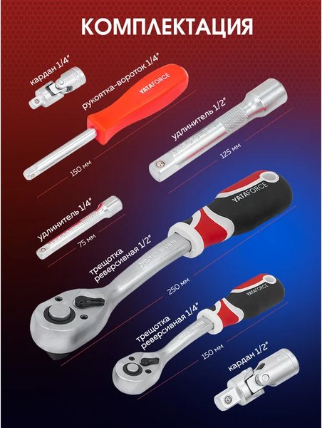 Универсальный набор инструментов Yataforce YF-4992-5