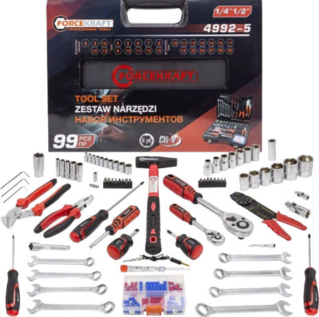 Универсальный набор инструментов Forstime 59 232 / FT-4992-5 - фото