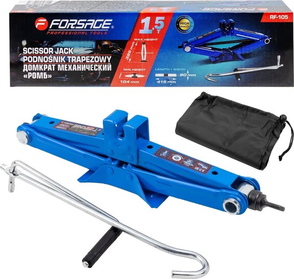 Ромбический домкрат Forsage F-RF-105 - фото