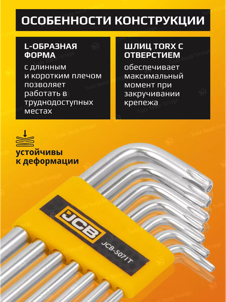 Набор ключей JCB 5071T