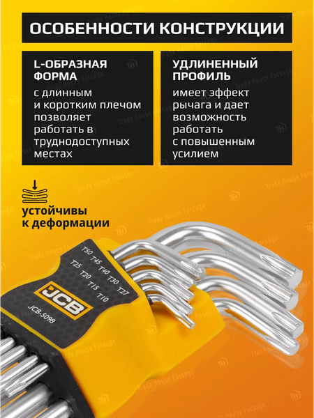 Набор ключей JCB 5098