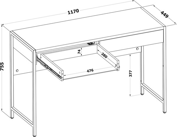 Письменный стол Сокол-Мебель СПМ-402