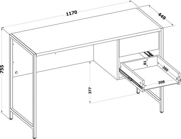 Письменный стол Сокол-Мебель СПМ-404