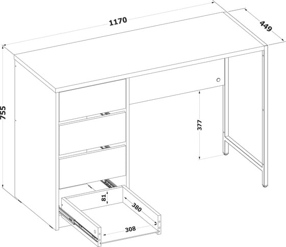 Письменный стол Сокол-Мебель СПМ-405