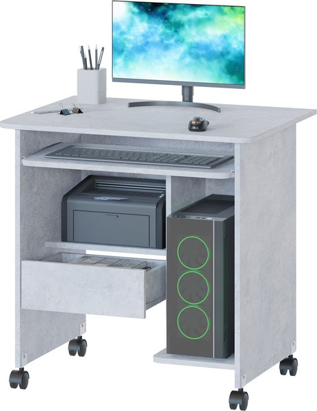 Компьютерный стол Сокол-Мебель КСТ-10.1 (бетон)
