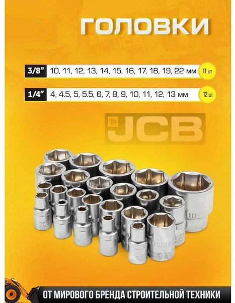 Универсальный набор инструментов JCB 4941-5DS