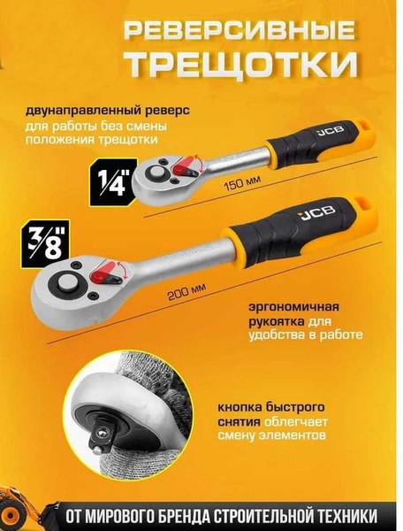 Универсальный набор инструментов JCB 4941-5DS