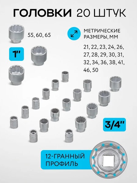 Универсальный набор инструментов Sigmatool 68262-9
