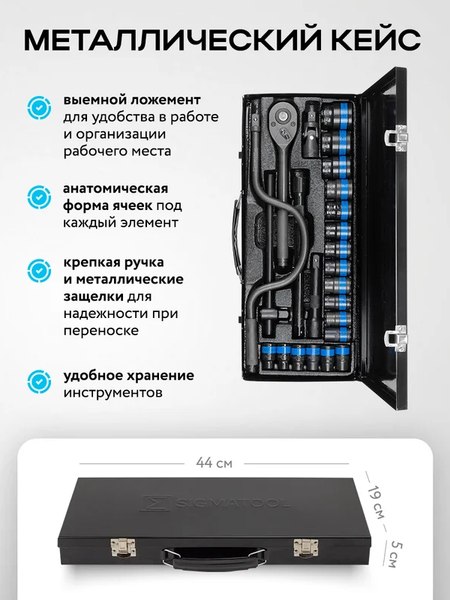 Универсальный набор инструментов Sigmatool 4245-5MPB