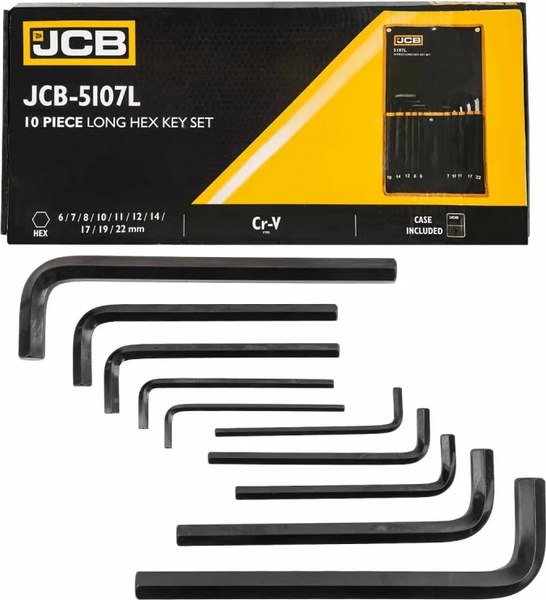 Набор ключей JCB 5107L - фото