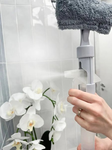 Швабра для мытья окон HomeQueen Мой Герой 3в1 / 77159