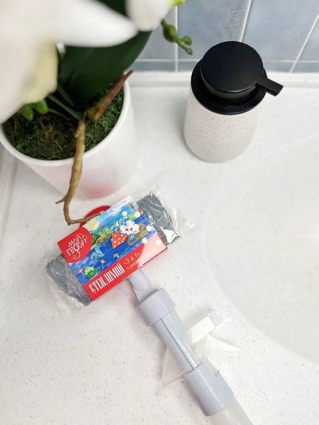 Швабра для мытья окон HomeQueen Мой Герой 3в1 / 77159