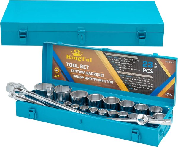 Универсальный набор инструментов KingTul KT-6231-5