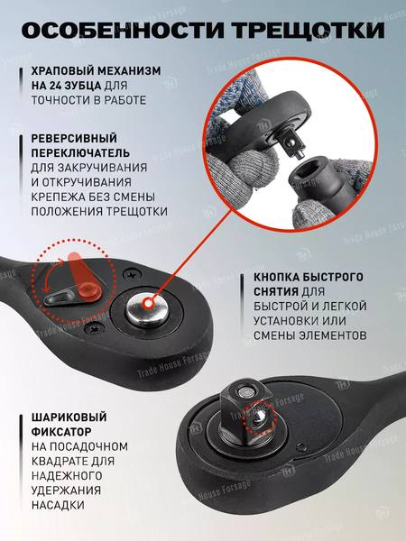 Универсальный набор инструментов Everforce EF-4245B-5MPB 