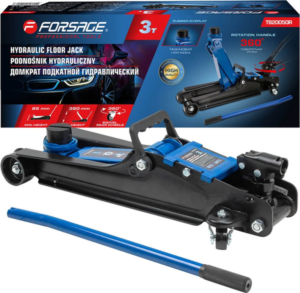 Подкатной домкрат Forsage F-T820050R - фото