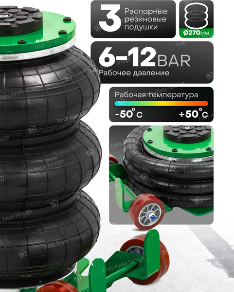 Подкатной домкрат RockForce 60 089 / RF-TRA1812 MST