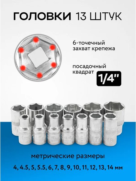 Универсальный набор инструментов KingTul KT-2462-46