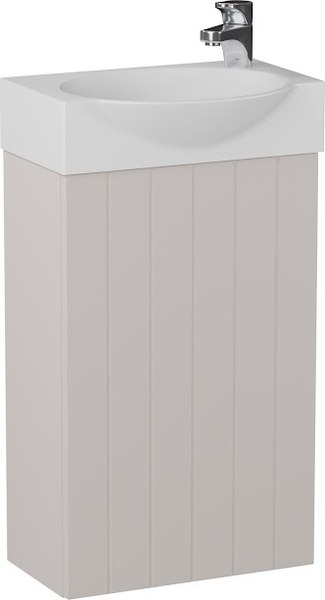 Тумба с умывальником Lauter Из искусственного мрамора Amelia 40 - фото