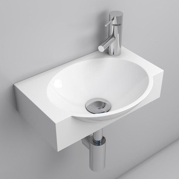 Тумба с умывальником Lauter Из искусственного мрамора Amelia 40