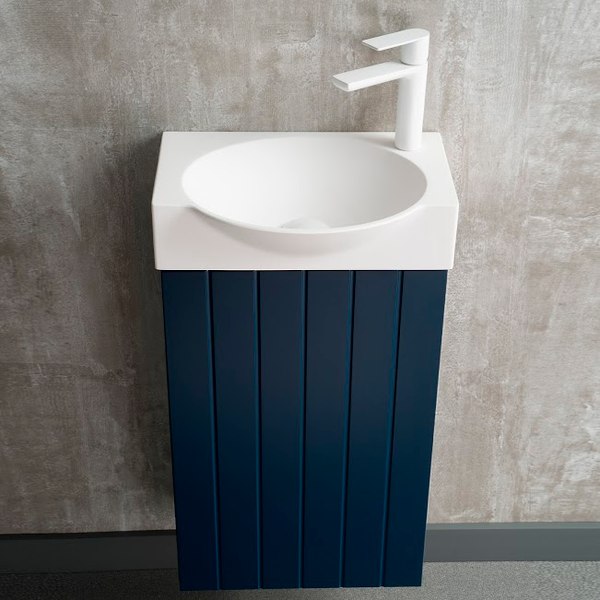 Тумба с умывальником Lauter Из искусственного мрамора Amelia 40